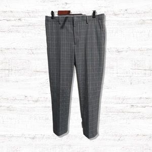 Murano Alex Fit Slim Gray Plaid Men’s Pants Size 34x32